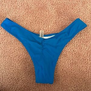 Blue Cheeky Bikini Bottom